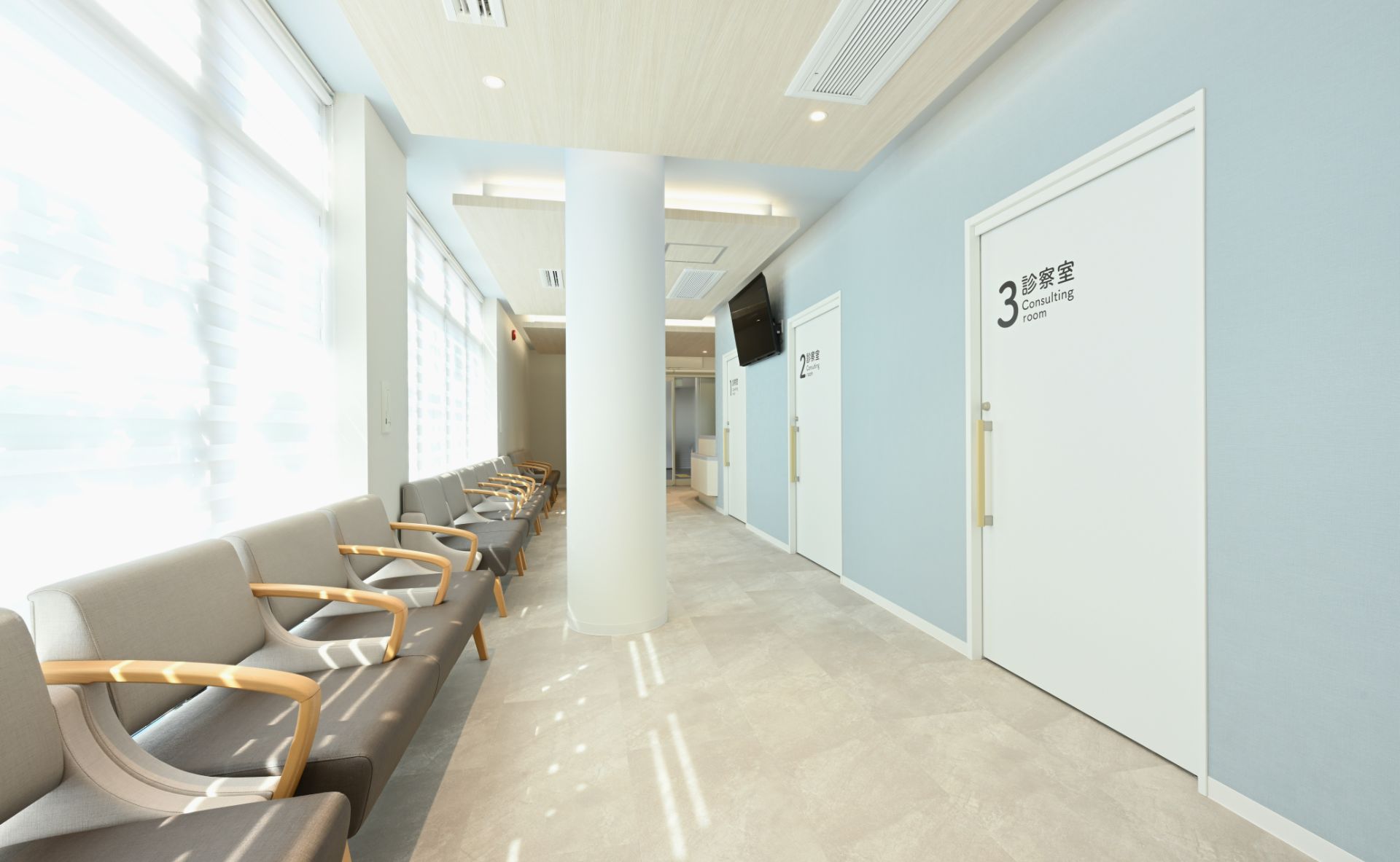 武蔵小杉今井仲町内科クリニック 待合